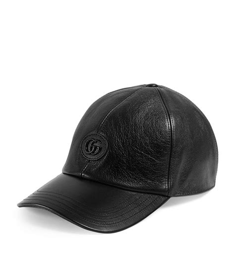 mens gucci leather baseball cap|Gucci baseball cap limited edition.